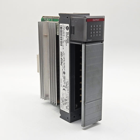 Allen-Bradley 1746-OA16 Series C SLC 500 16-point triac AC output module for PLC automation systems and control panels