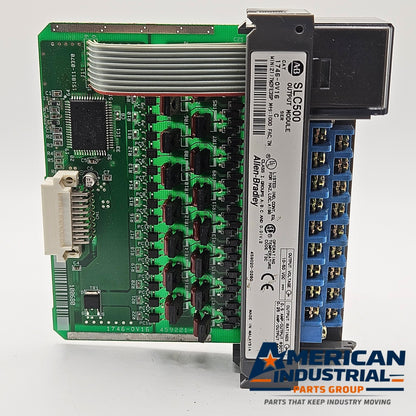 Allen-Bradley 1746-OV16 Series C SLC 500 16-point DC output module for PLC automation systems and control panels