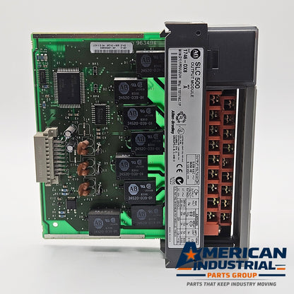 Allen-Bradley 1746-OX8 Series A SLC 500 8-point relay output module for PLC automation systems and control panels