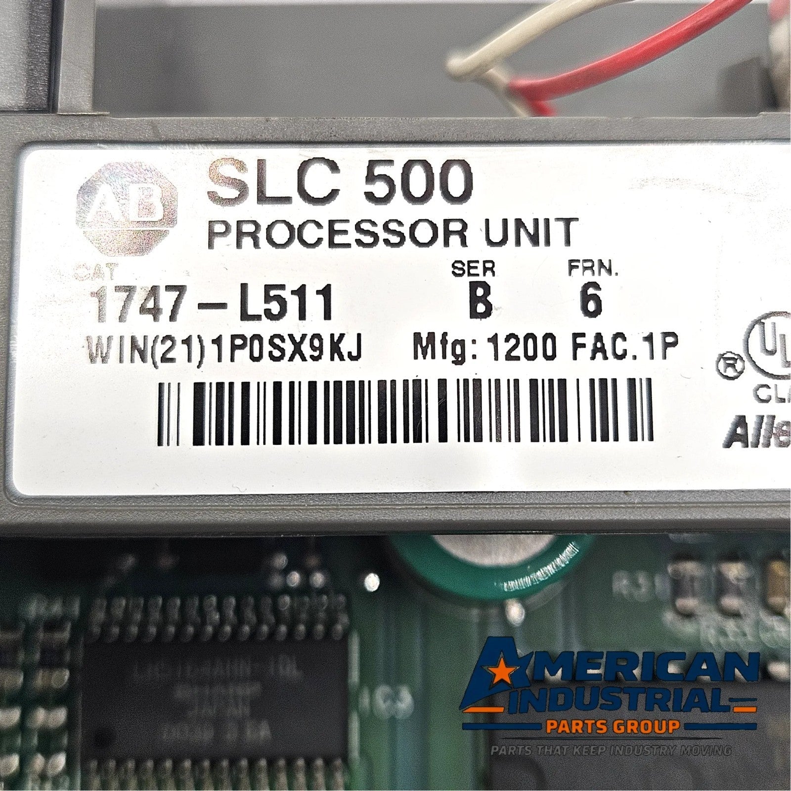 Allen-Bradley 1747-L511 Series B FRN 6 SLC 500 SLC 5/01 CPU processor 1K memory DH-485 for industrial PLC control