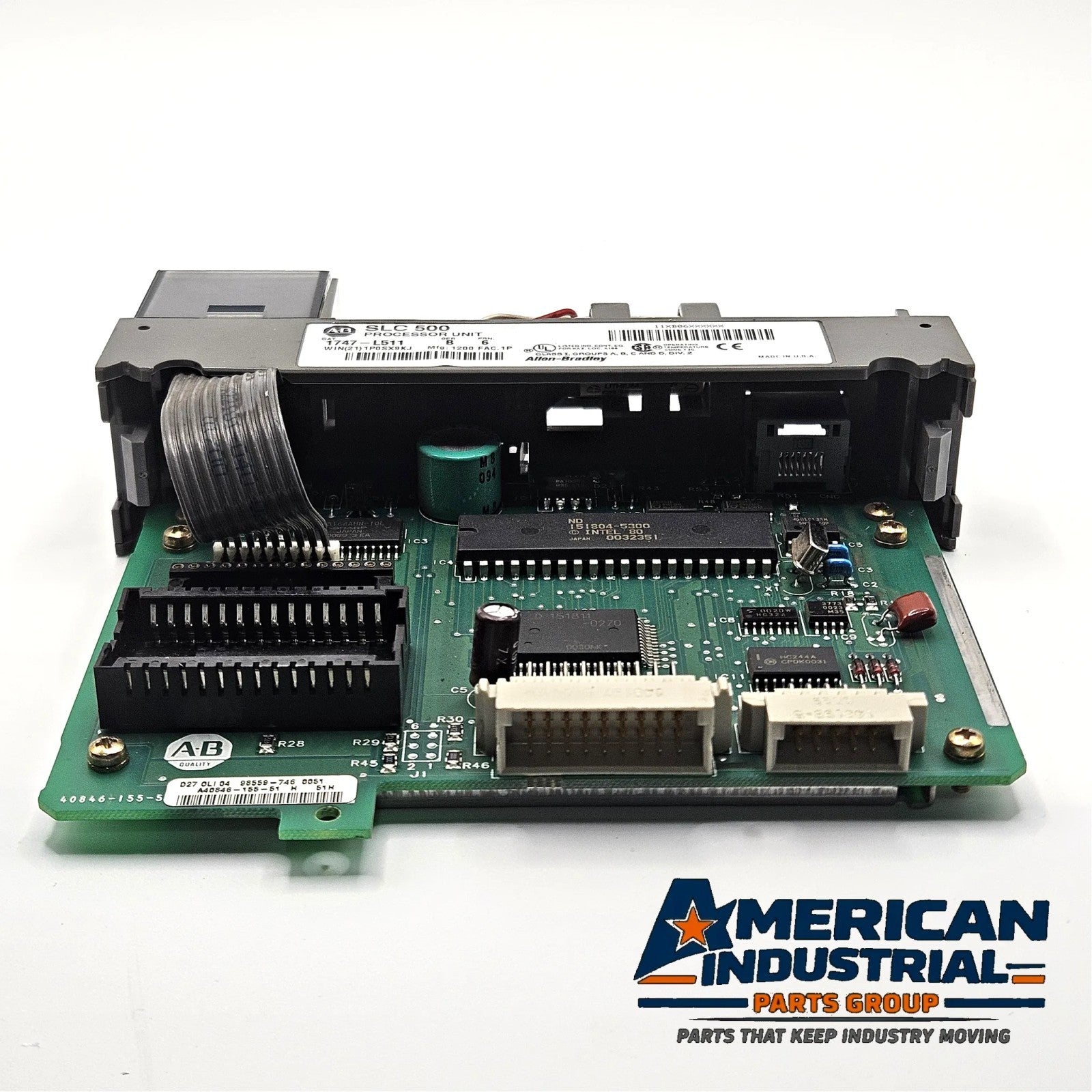 Allen-Bradley 1747-L511 Series B FRN 6 SLC 500 SLC 5/01 CPU processor 1K memory DH-485 for industrial PLC control