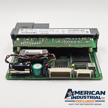 Allen-Bradley 1747-L531 SLC 500 PLC CPU with 1747-M11 memory module for industrial automation systems and MRO replacement stock