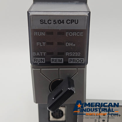 Allen-Bradley 1747-L541 Series C SLC 5/04 PLC CPU 16K DH+ RS232 for industrial automation systems and MRO replacement stock