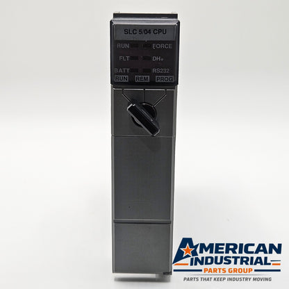 Allen-Bradley 1747-L541 Series C SLC 5/04 PLC CPU 16K DH+ RS232 for industrial automation systems and MRO replacement stock