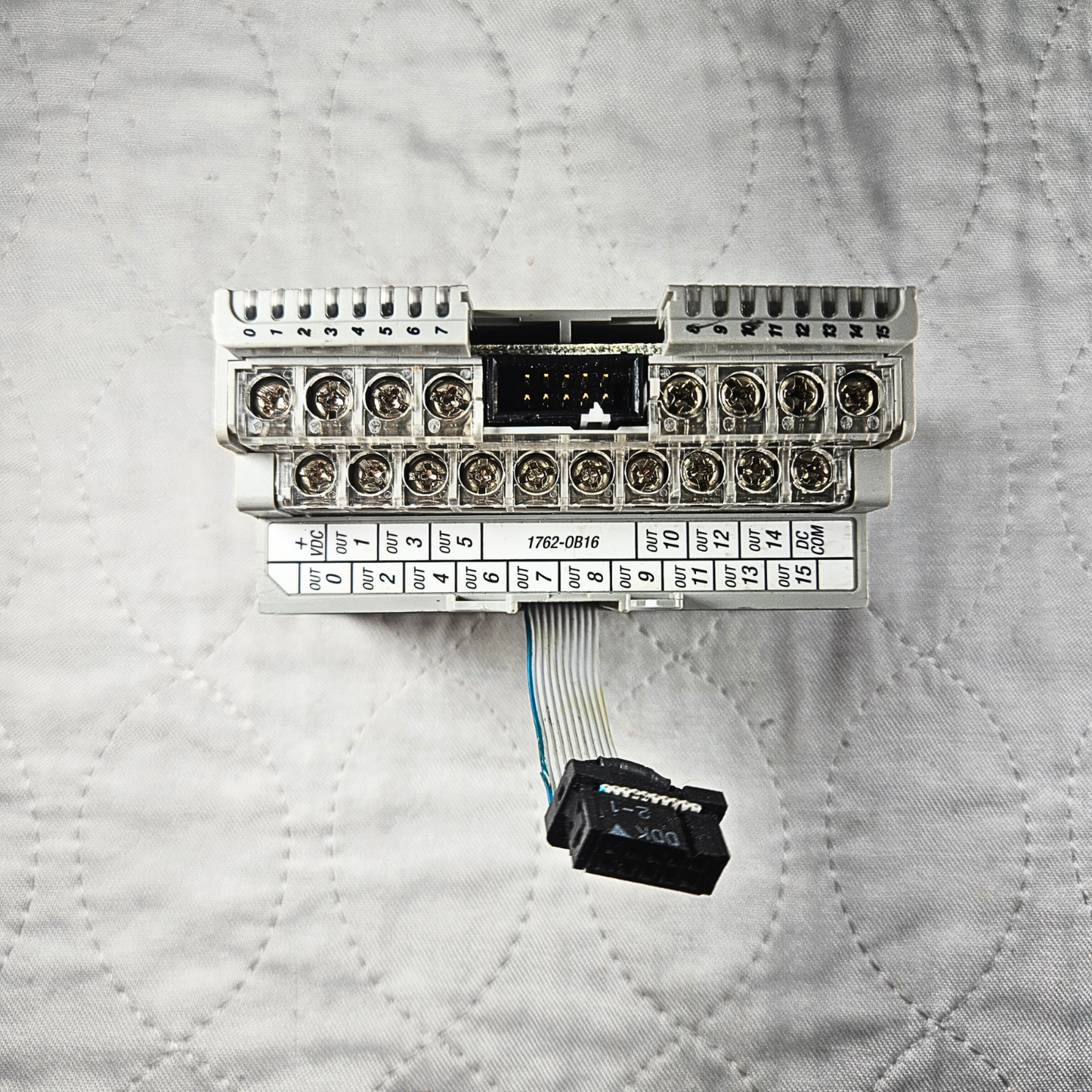Allen-Bradley 1762-OB16 digital output module for industrial automation and MRO applications. American Industrial Parts Group.