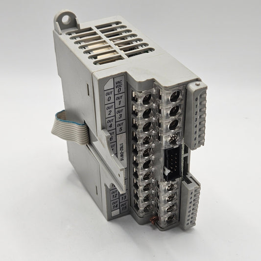Allen-Bradley 1762-OW16 Digital Output Module industrial automation/MRO PLC output module component. American Industrial Parts Group.