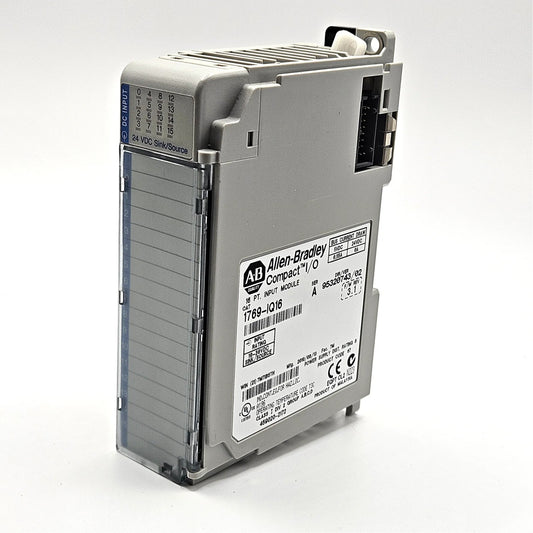 Allen-Bradley 1769-IQ16 Series A Compact I/O 16-point 24VDC sinking sourcing input module for CompactLogix PLC systems