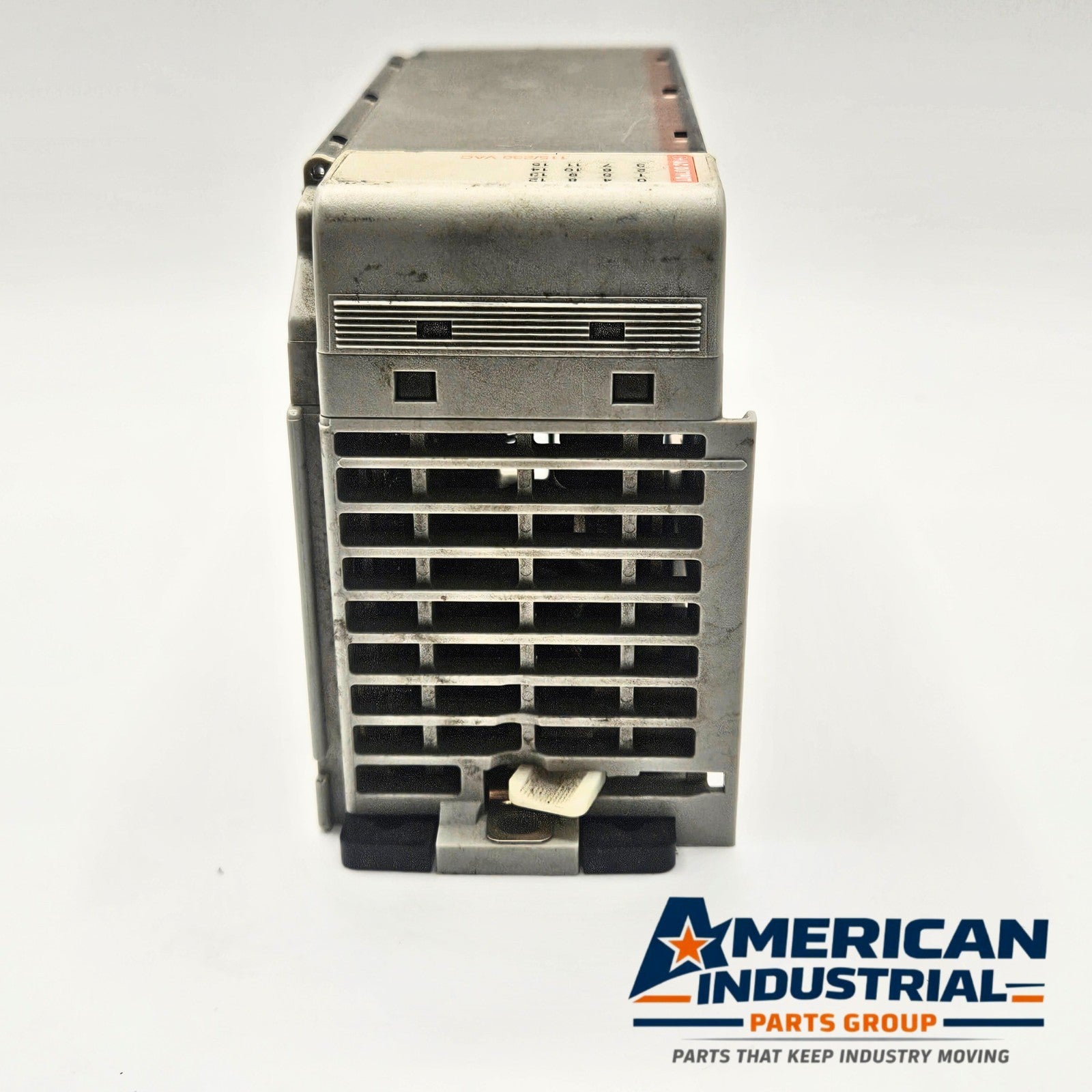 Allen-Bradley 1769-OA16 Compact I/O AC output module connector view, industrial automation MRO PLC module component. American Industrial Parts Group.