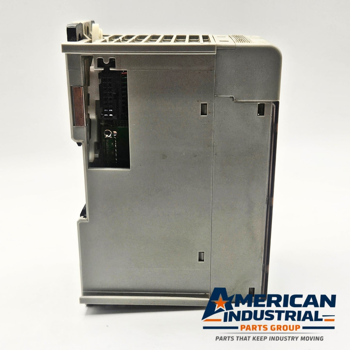 Allen-Bradley 1769-OA16 Compact I/O AC output module terminal detail, industrial automation MRO wiring component. American Industrial Parts Group.