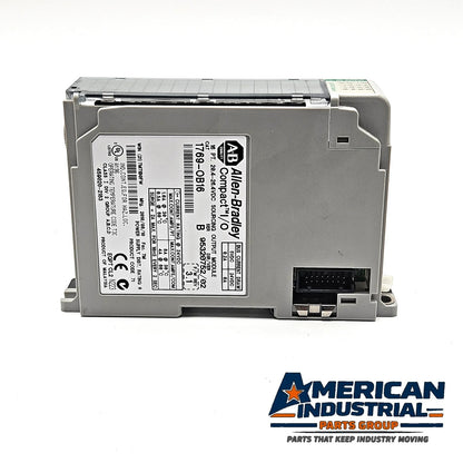Allen-Bradley 1769-OB16 Series B Compact I/O 16-point 24VDC sourcing output module for CompactLogix PLC systems
