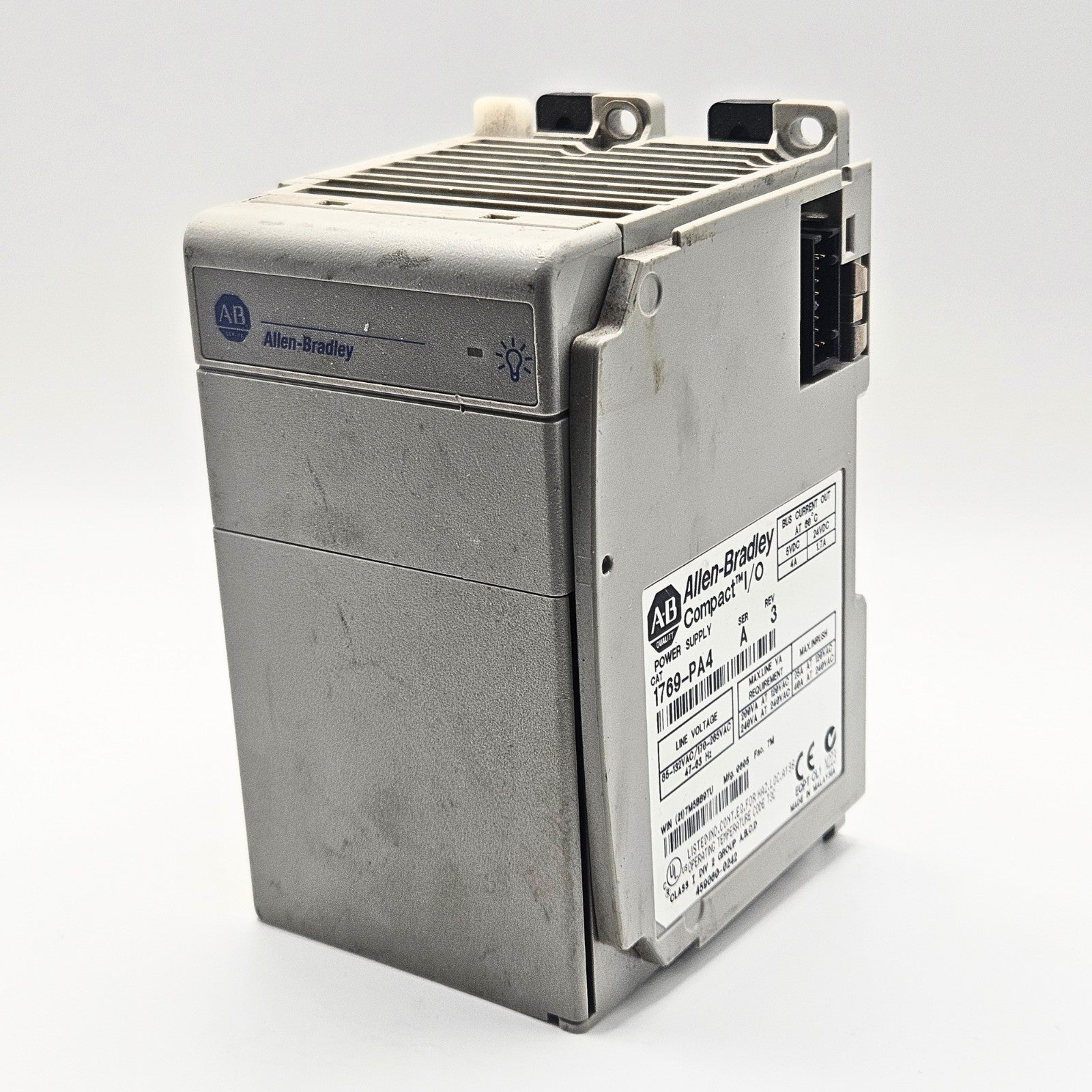 Allen-Bradley 1769-PA4 Compact I/O AC power supply Series A for PLC automation systems and control panels