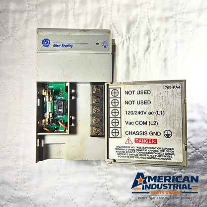 Allen-Bradley 1769-PA4 Compact I/O AC power supply Series A for PLC automation systems and control panels