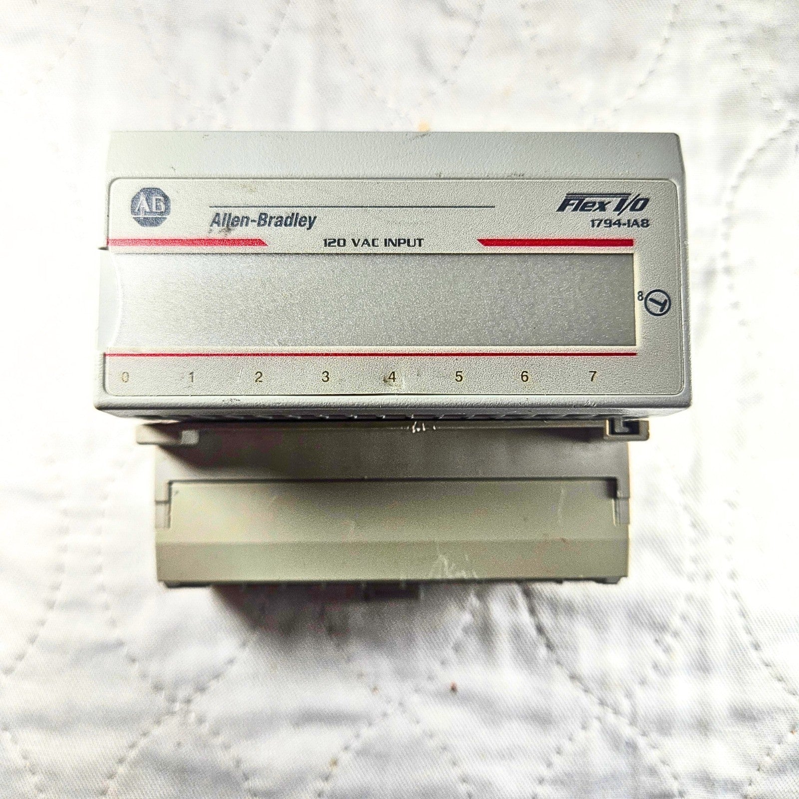 Allen-Bradley 1794-IA8 FLEX I/O 8-point 120VAC input module for PLC automation systems and control panels