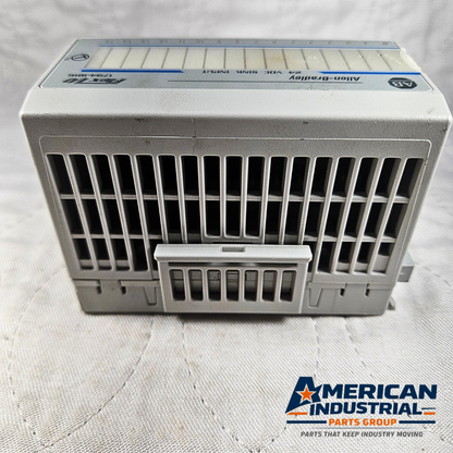 Allen-Bradley 1794-IB16 input module for industrial automation and MRO PLC I/O applications. American Industrial Parts Group.