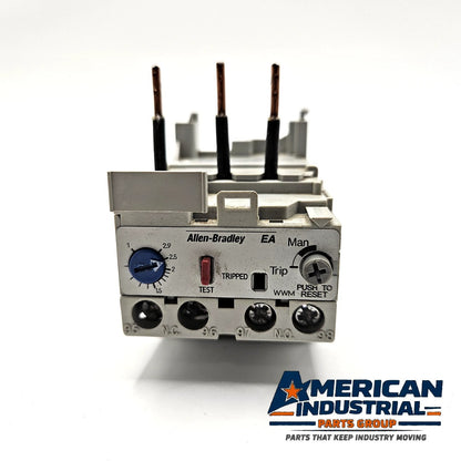 Allen-Bradley 193-EA1DB Series B electronic overload relay 1.0-2.9A Class 10 for motor control panels and MRO replacement
