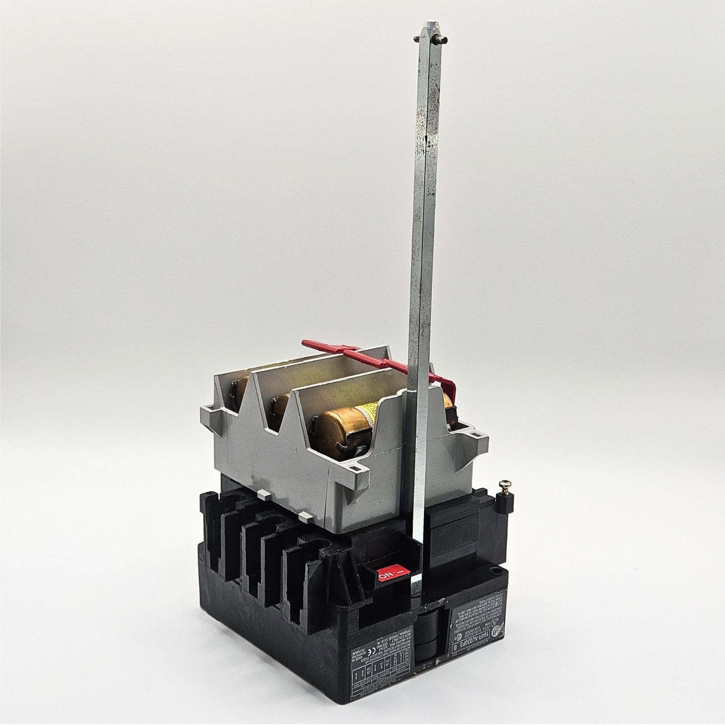 Allen-Bradley 194R-NJ030P3 fused molded case switch with Buss LPJ-15SP fuses for industrial electrical panels and motor disconnect applications