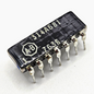 Allen-Bradley 314A681 680 ohm 2% thick-film resistor network 14-pin DIP for industrial circuit board repair and replacement