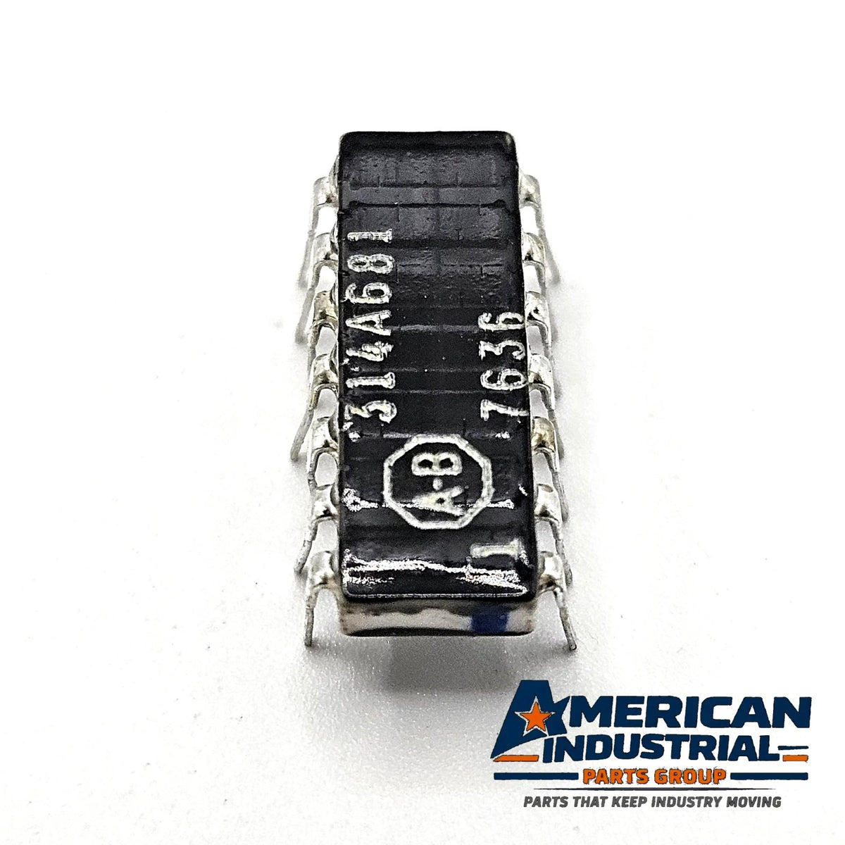 Allen-Bradley 314A681 680 ohm 2% thick-film resistor network 14-pin DIP for industrial circuit board repair and replacement