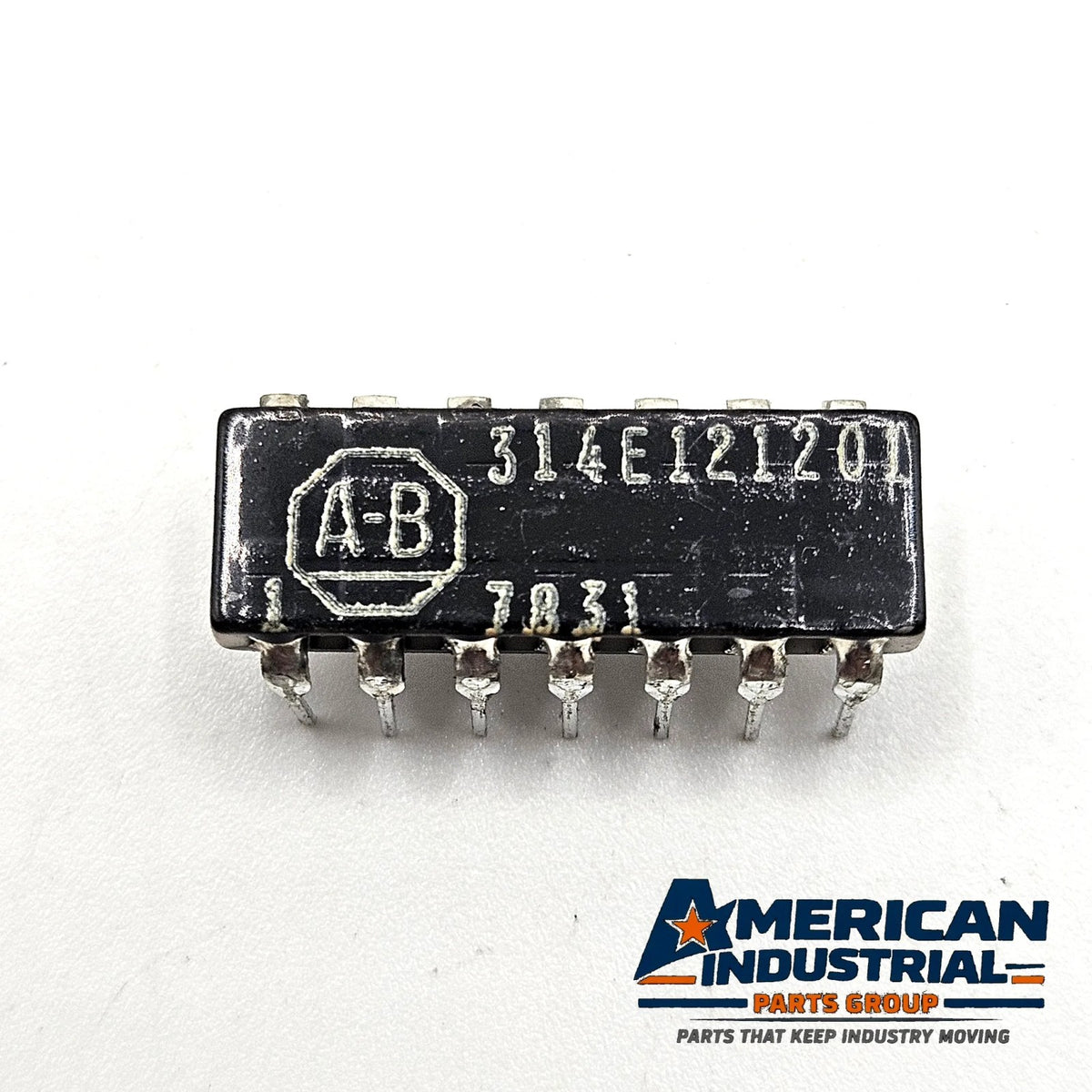 Allen-Bradley 314E121201 120/200 ohm cermet line termination network 14-pin ceramic DIP for TTL and ECL circuit repair