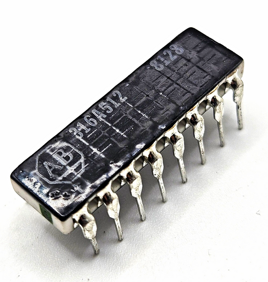 Allen-Bradley 316A512 5.1K ohm 2% bussed resistor network 16-pin DIP for industrial circuit board repair and replacement