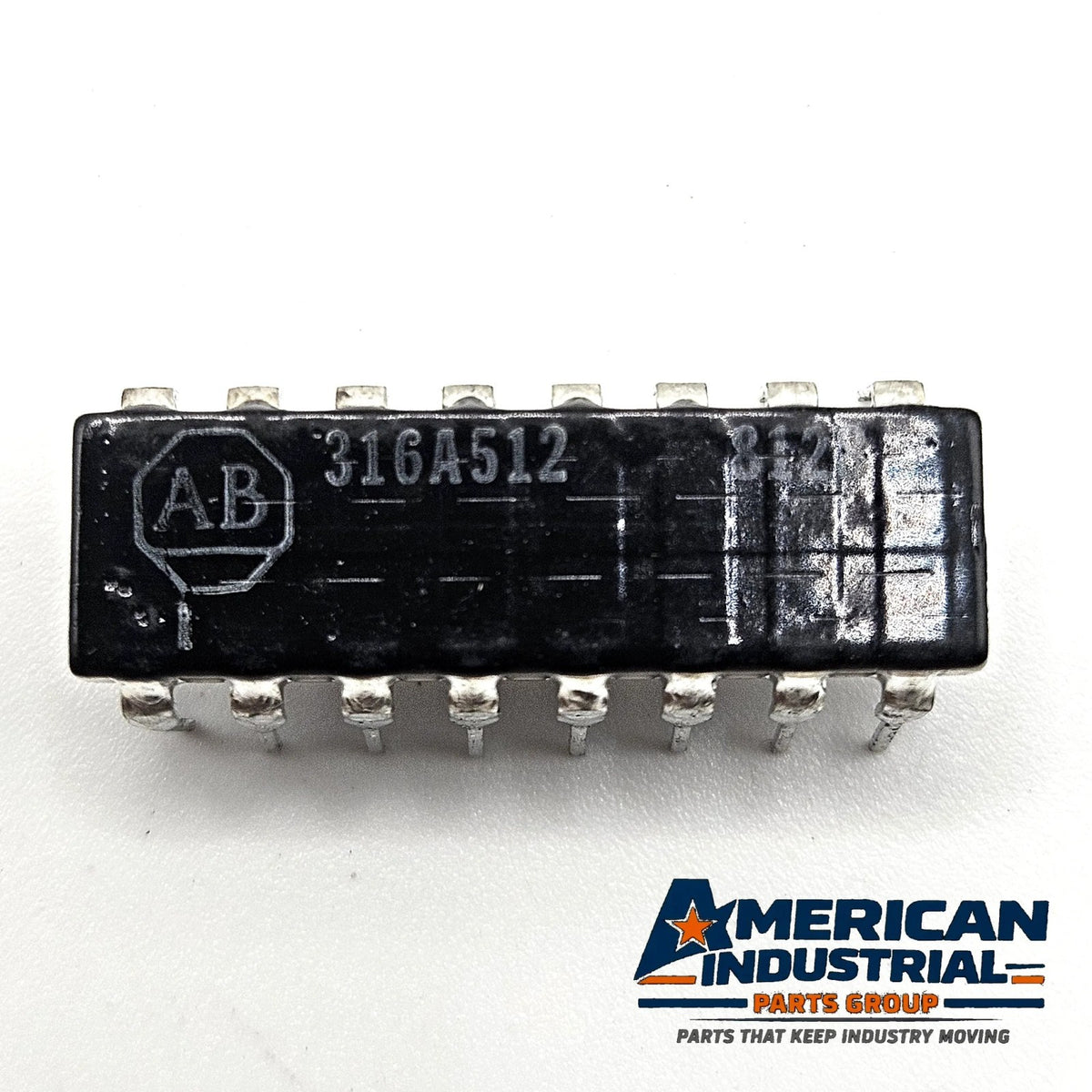 Allen-Bradley 316A512 5.1K ohm 2% bussed resistor network 16-pin DIP for industrial circuit board repair and replacement