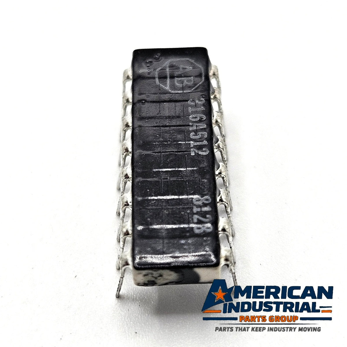 Allen-Bradley 316A512 5.1K ohm 2% bussed resistor network 16-pin DIP for industrial circuit board repair and replacement