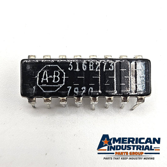 Allen-Bradley 316B273 27K ohm bussed fixed-film resistor network 16-pin ceramic DIP for circuit board and electronic equipment repair