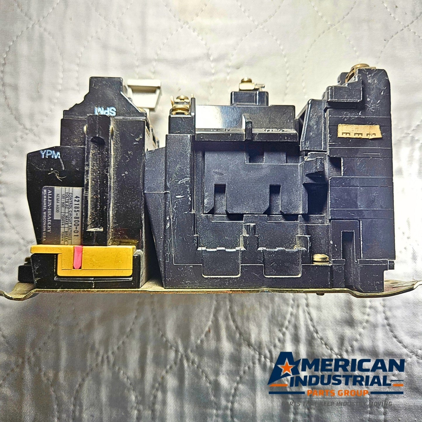 Allen-Bradley 509-A0D NEMA starter for factory automation equipment. American Industrial Parts Group.