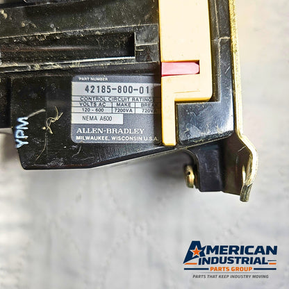Allen-Bradley 509-A0D contactor starter for MRO replacement parts. American Industrial Parts Group.