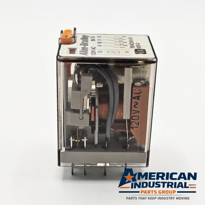 Allen-Bradley 700-HC24A1-3-4 general purpose relay terminal detail, industrial automation MRO wiring relay component. American Industrial Parts Group.