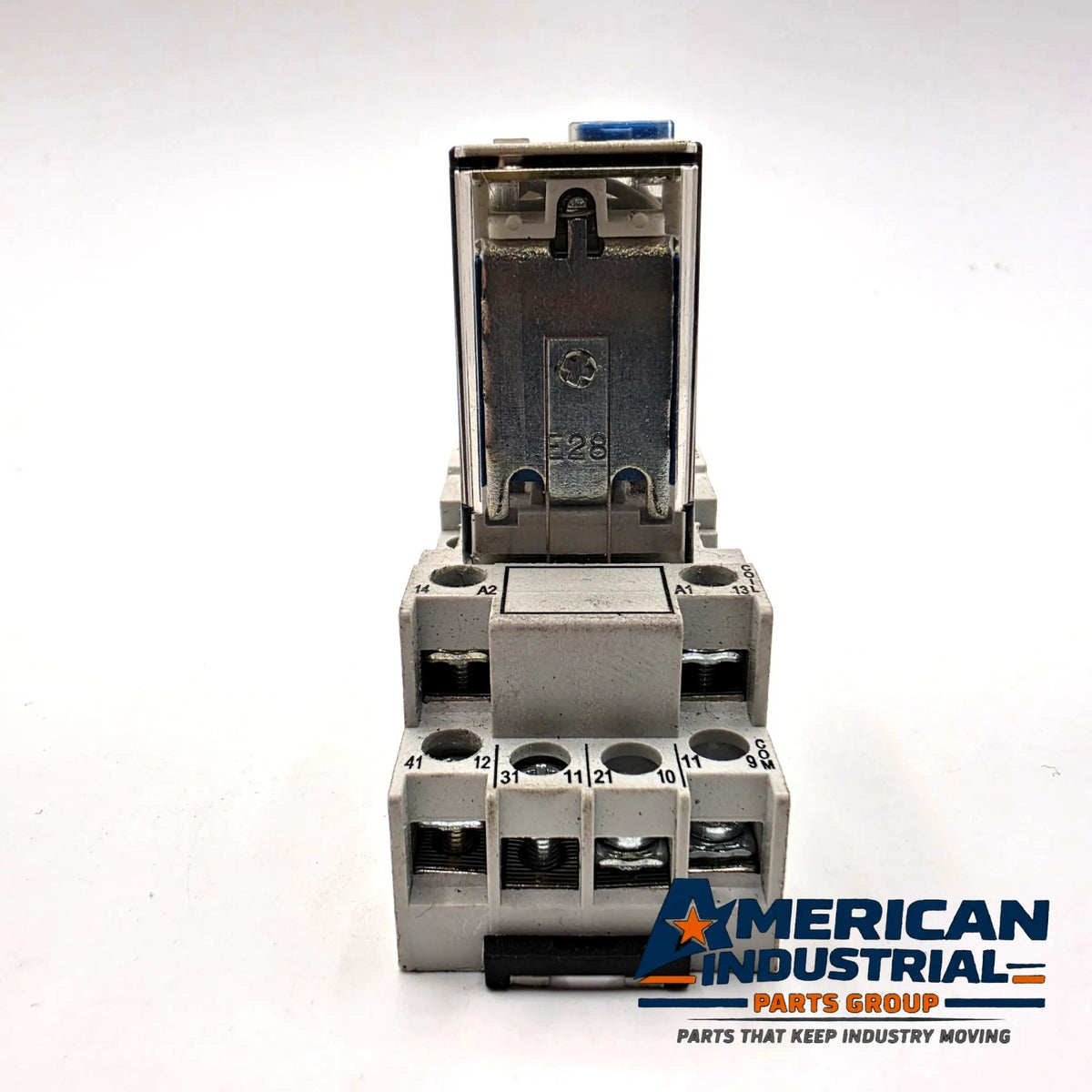 Allen-Bradley 700-HC24Z24-3-4 ice cube relay 24VDC 4PDT with 700-HN103 DIN rail socket for control panels from American Industrial Parts Group