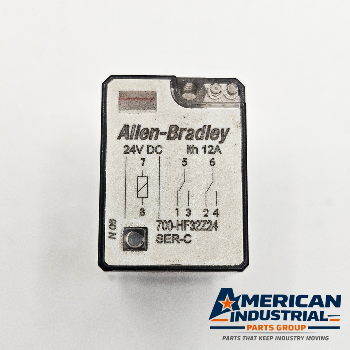 Allen-Bradley 700-HF32Z24 Series C general purpose relay 24VDC 3PDT 12A for industrial control panels and automation systems