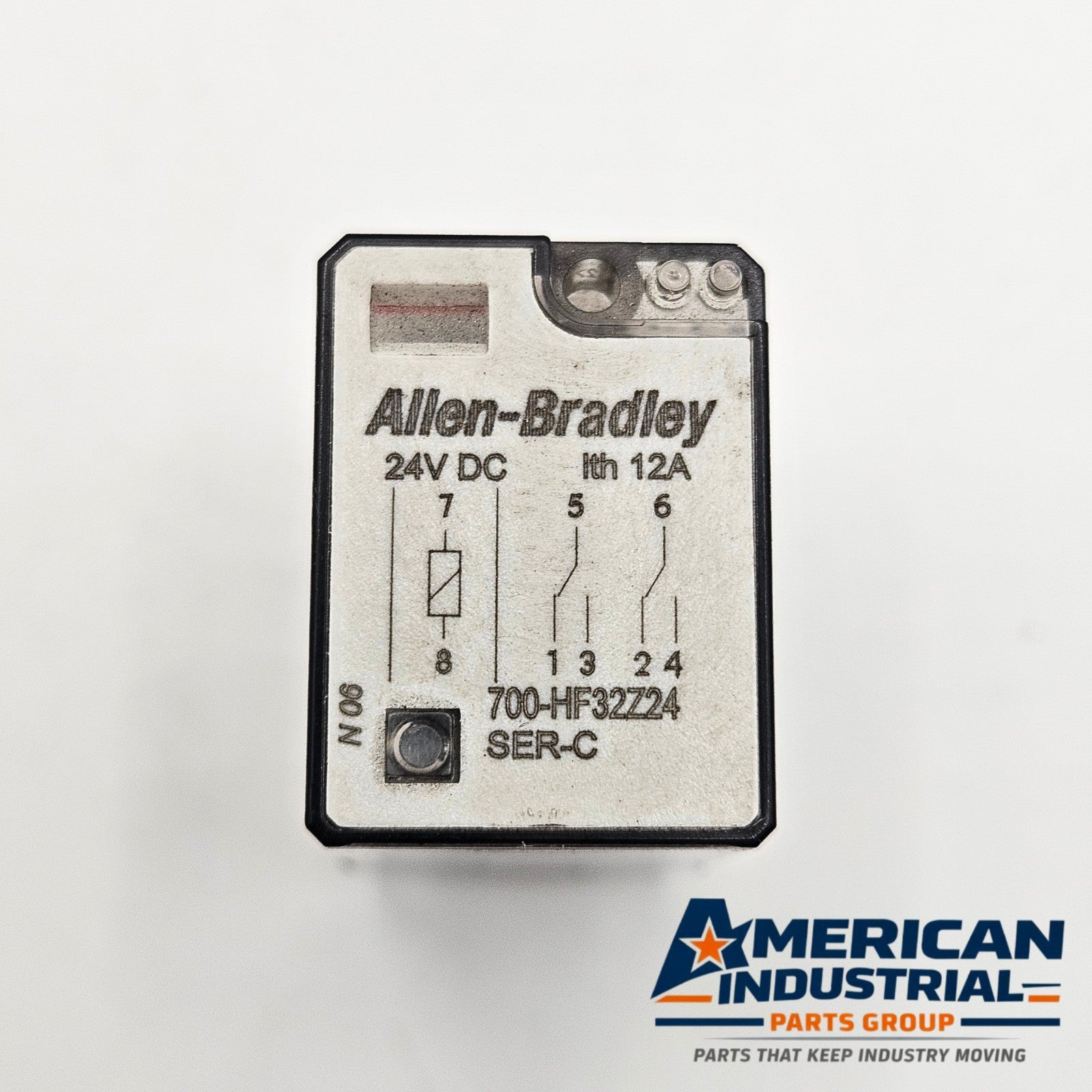 Allen-Bradley 700-HF32Z24 Series C general purpose relay 24VDC 3PDT 12A for industrial control panels and automation systems