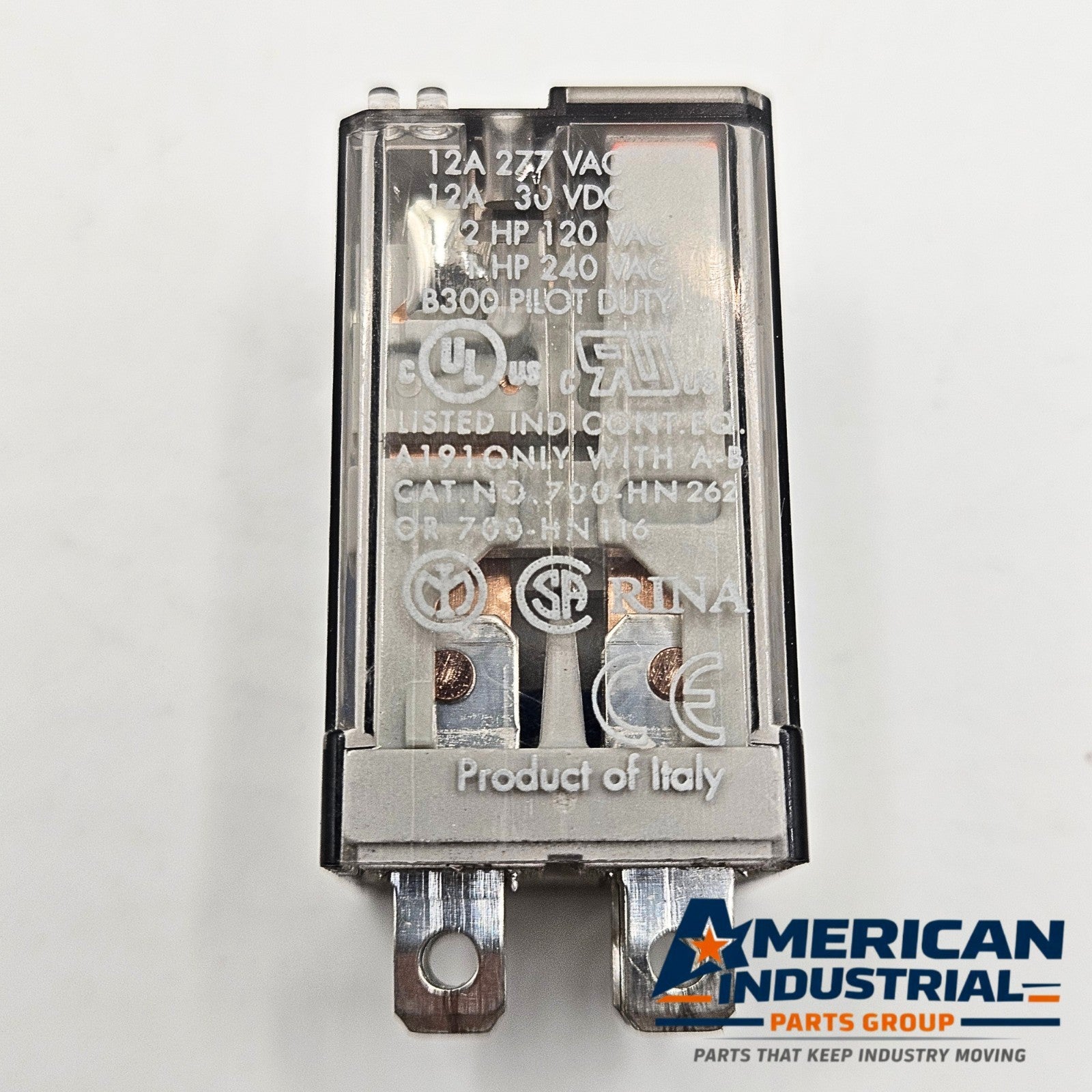 Allen-Bradley 700-HF32Z24 Series C general purpose relay 24VDC 3PDT 12A for industrial control panels and automation systems