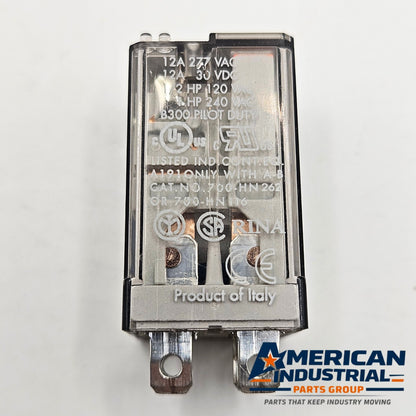 Allen-Bradley 700-HF32Z24 Series C general purpose relay 24VDC 3PDT 12A for industrial control panels and automation systems