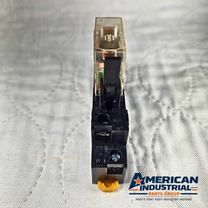 Allen-Bradley 700-HN121 relay with socket base 120VAC coil for industrial control panels and automation systems