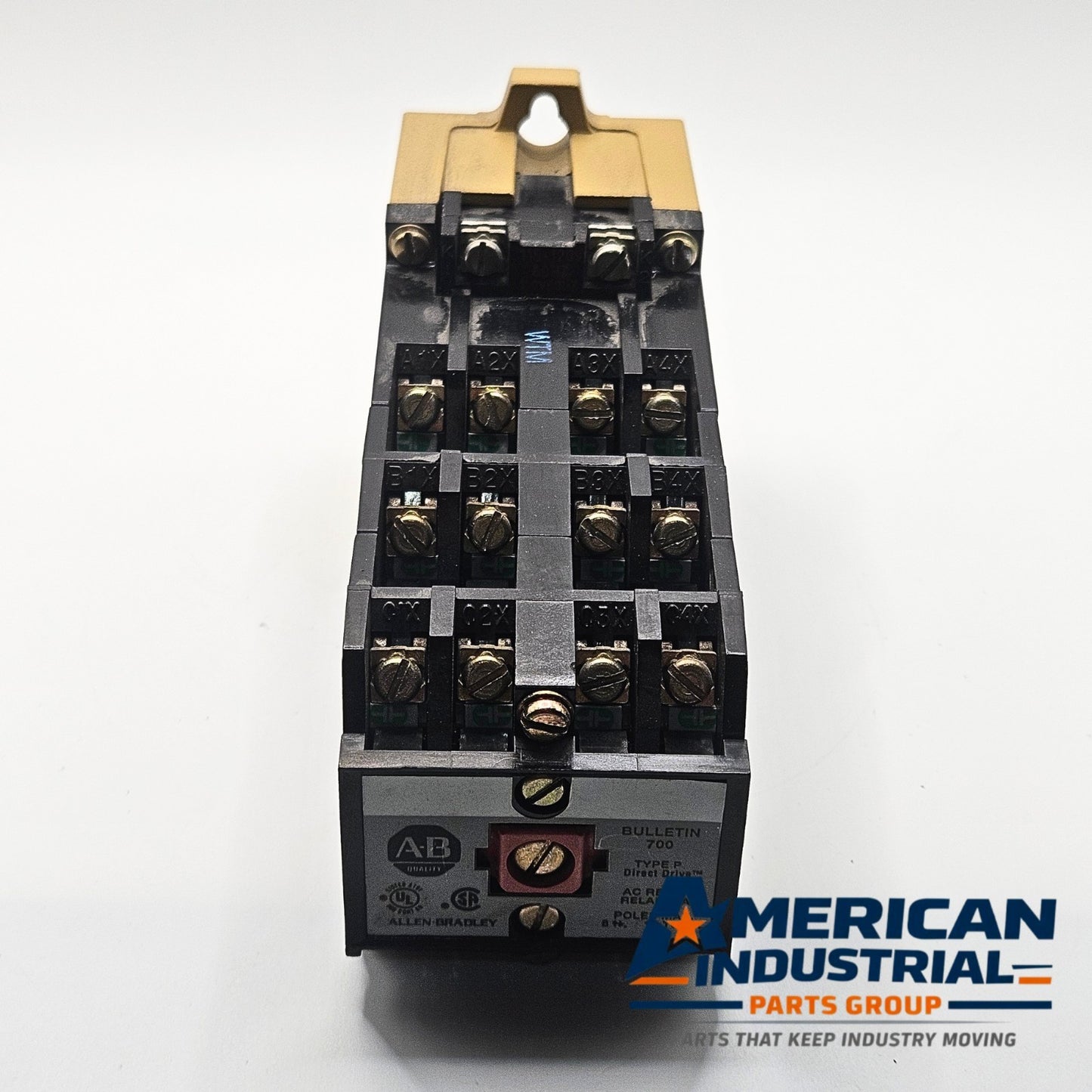 Allen-Bradley 700-P1200A1 Bulletin 700 Type P direct drive AC relay 120VAC for industrial control panels and motor control systems