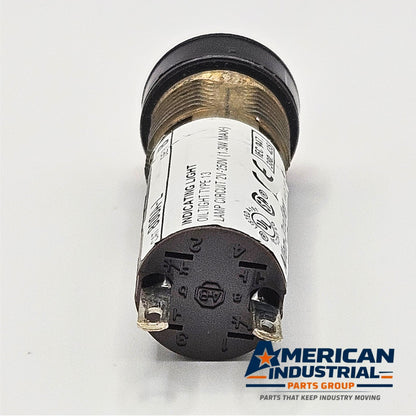 Allen-Bradley 800A-L Series B red pilot light 2V-250V for industrial control panels and automation systems