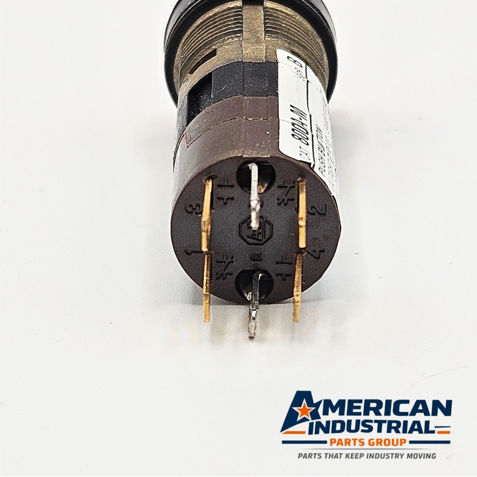 Allen-Bradley 800A-M Series B red illuminated push button switch 16mm for industrial control panels and motor control