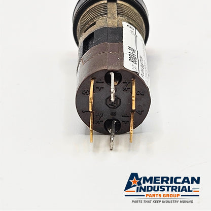 Allen-Bradley 800A-M Series B red illuminated push button switch 16mm for industrial control panels and motor control