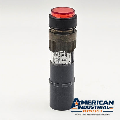 Allen-Bradley 800A-M Series B red illuminated push button switch 16mm for industrial control panels and motor control