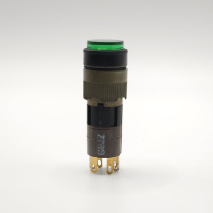 Allen-Bradley 800A-T Series B green maintained push button 30mm oil-tight for industrial control panels and motor control
