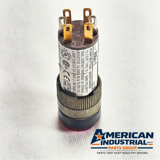 Allen-Bradley 800A-T Series B green maintained push button 30mm oil-tight for industrial control panels and motor control