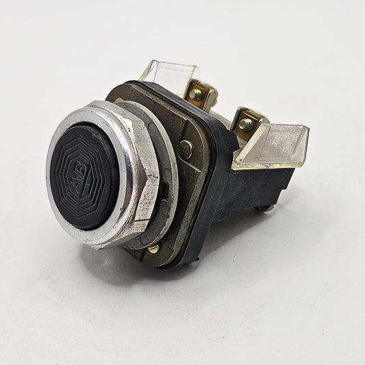 Allen-Bradley 800T-A Series T 30mm black flush momentary push button NEMA 4/13 for industrial control panels
