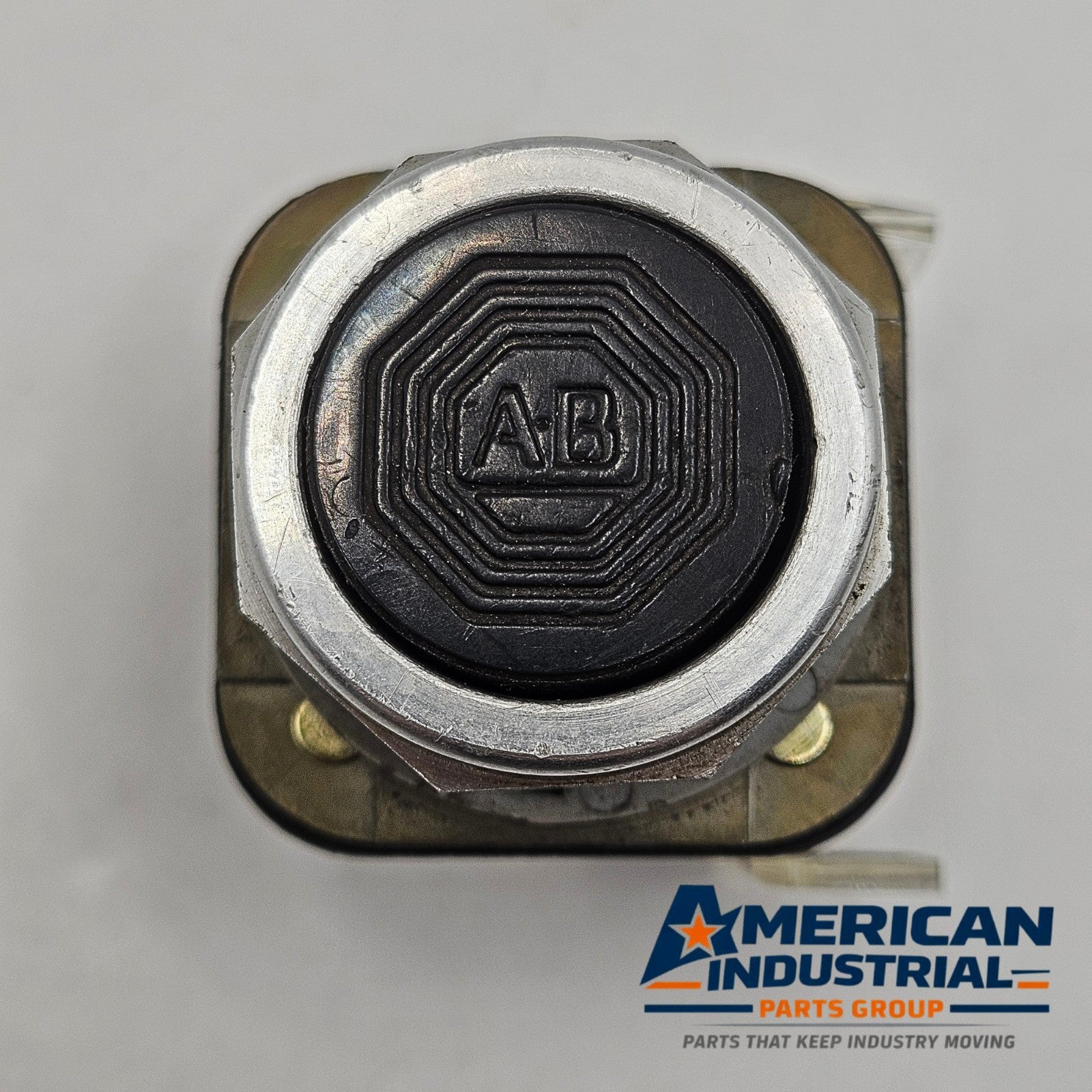 Allen-Bradley 800T-A Series T 30mm black flush momentary push button NEMA 4/13 for industrial control panels