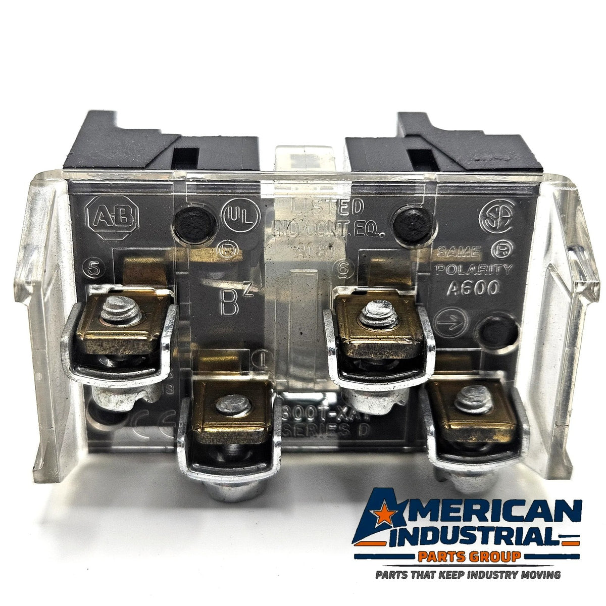 Allen-Bradley 800T-XA Series D contact block 1 NO 1 NC A600 screw terminal for Bulletin 800T pilot devices