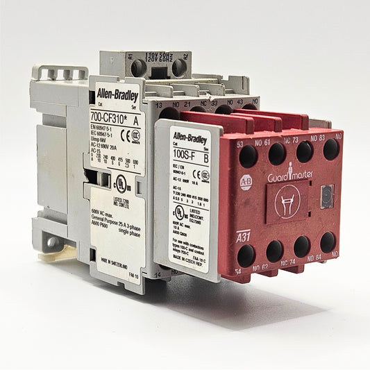 Allen-Bradley Guardmaster A31 700-CF310D 100S-F safety relay for machine safety systems and industrial automation