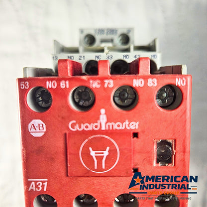 Allen-Bradley Guardmaster A31 700-CF310D 100S-F safety relay for machine safety systems and industrial automation