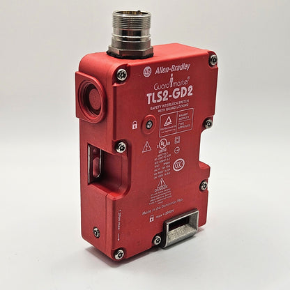 Allen-Bradley TLS2-GD2 Guardmaster safety interlock switch with guard locking actuator for machine safety systems