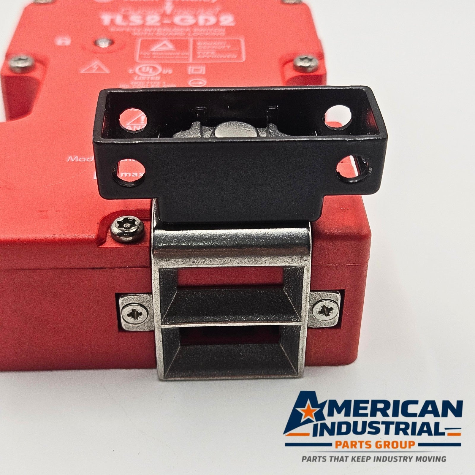 Allen-Bradley TLS2-GD2 Guardmaster safety interlock switch with guard locking actuator for machine safety systems